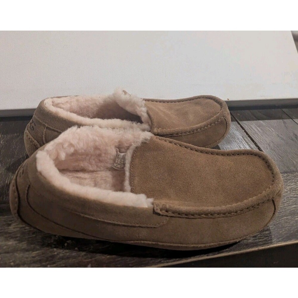 UGG Australia Men's Ascot Moccasin Slippers - Chestnut Sz 11